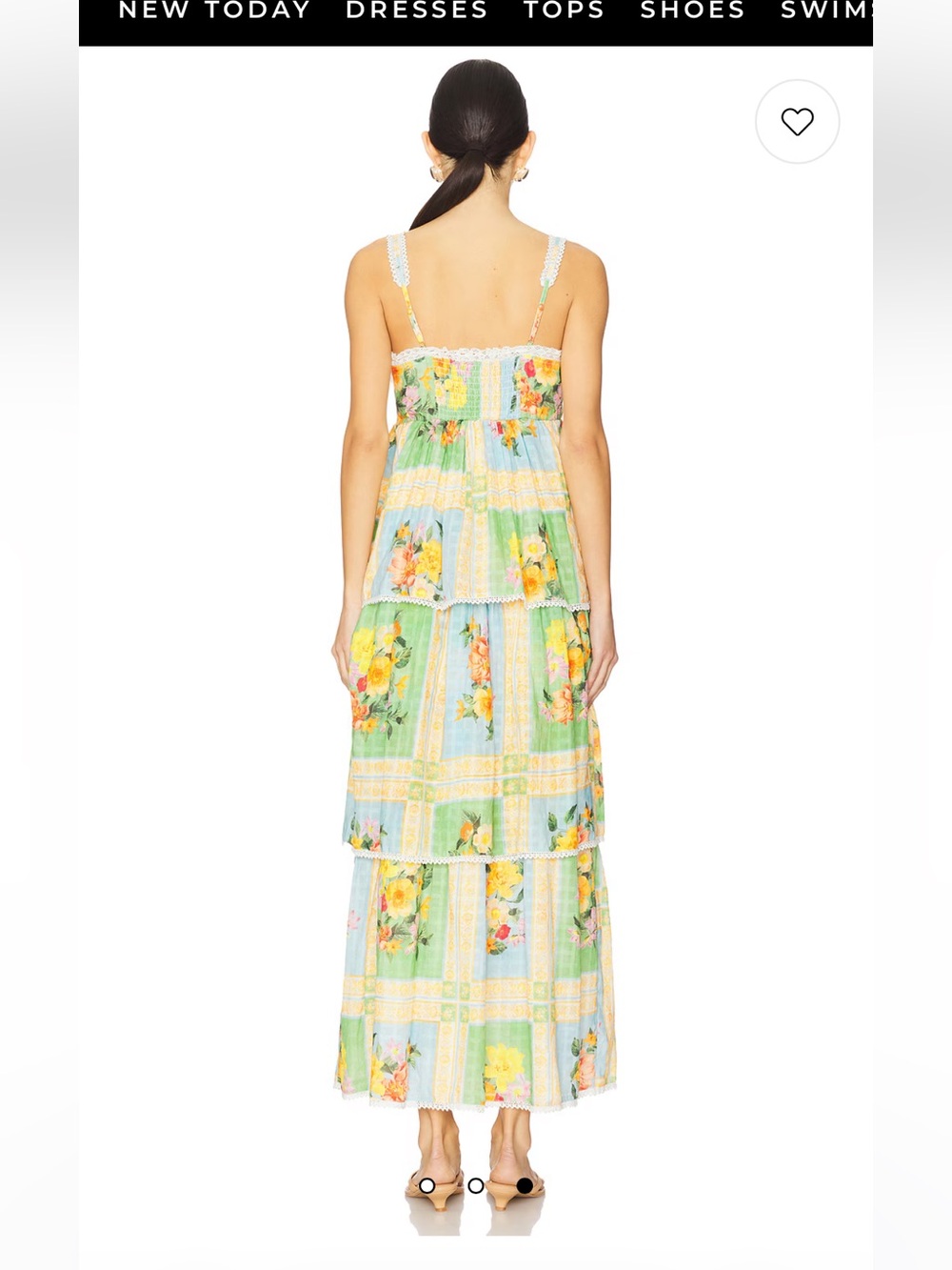 Show Me Your Mumu Peyton Midi Dress Country Bouquet Floral XS - Picture 4 of 6